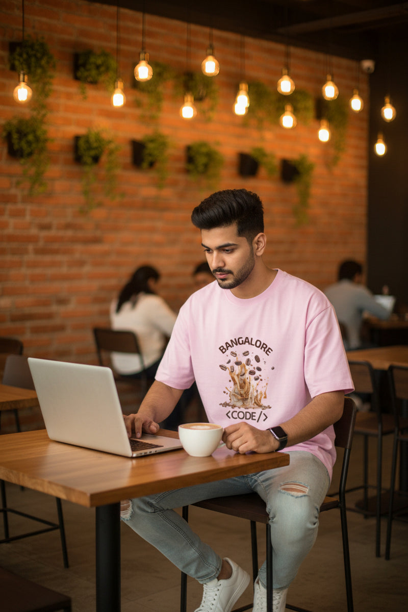 Bengaluru Coffee & Code Graphic T-Shirt