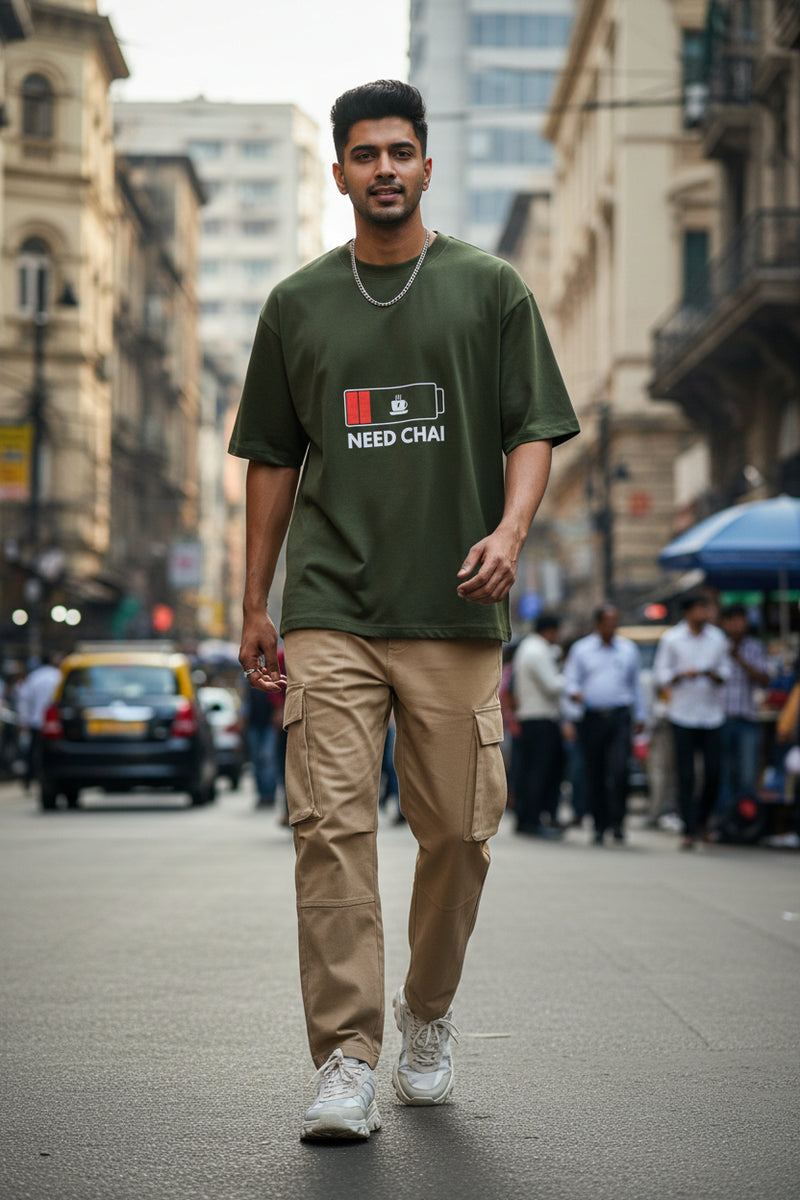 Need Chai Unisex Oversized T-Shirt | Byfila