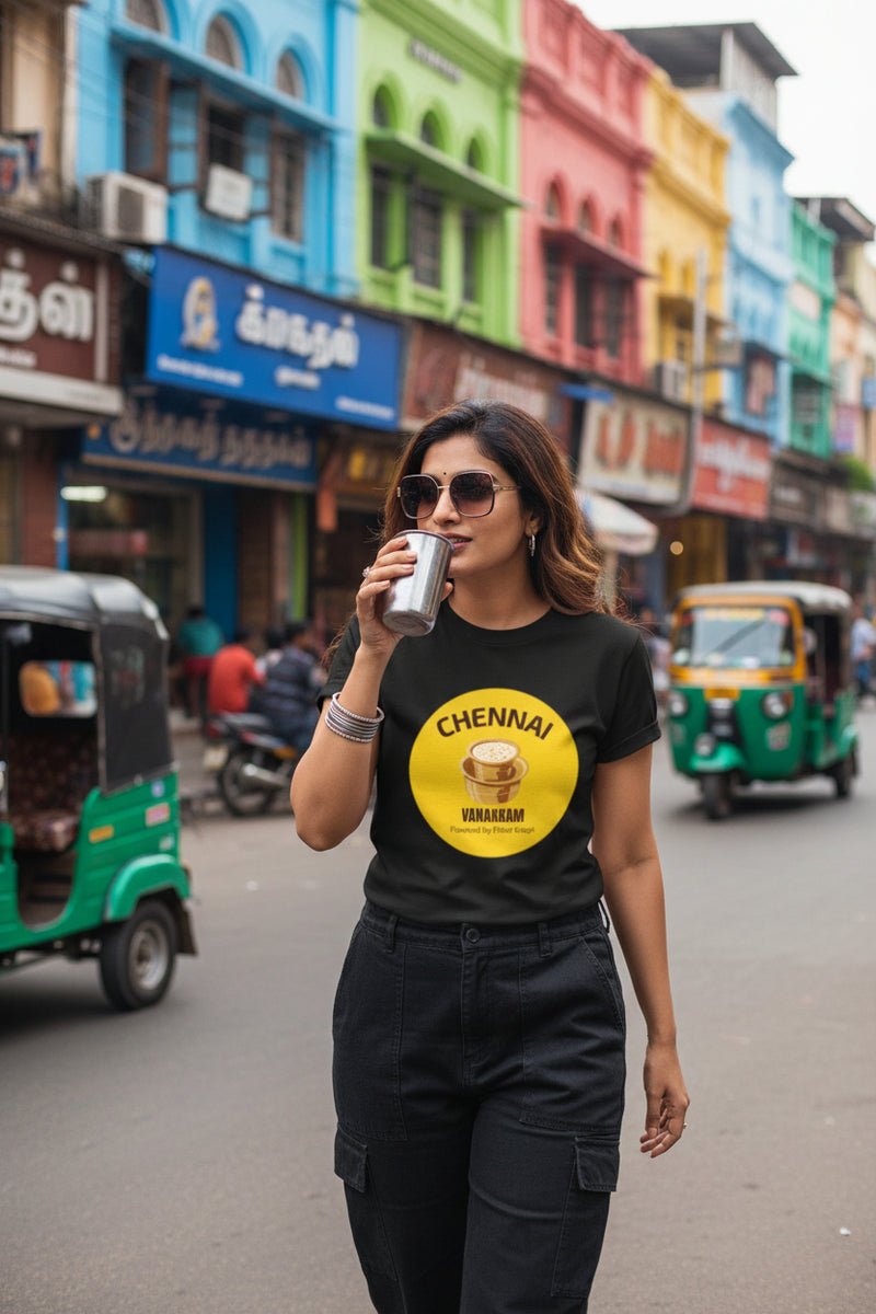 Chennai Filter Kaapi Society Unisex Stretch Tee