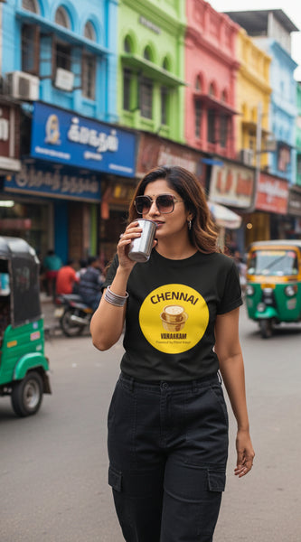 Chennai Filter Kaapi Society Unisex Stretch Tee