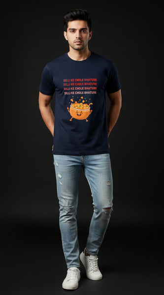Chole Bhature Delhi Vibes Unisex T-Shirt