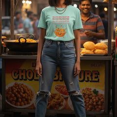 Delhi Street Food Aesthetic Tee by BYFILA