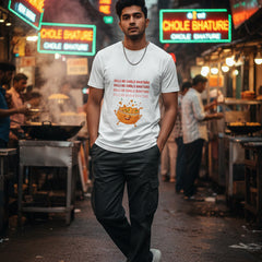 Delhi Runs On Chole Bhature Oversized T-Shirt