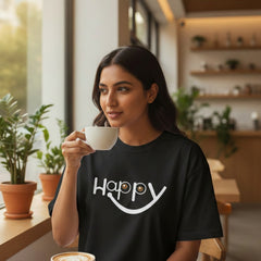 Happy Smiley Graphic T-Shirt for Men & Women
