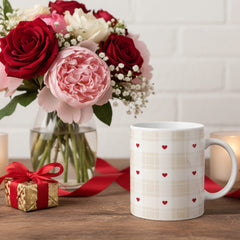 Two mugs with a coffee cup design and 'Good Vibes Only' text on a light background.