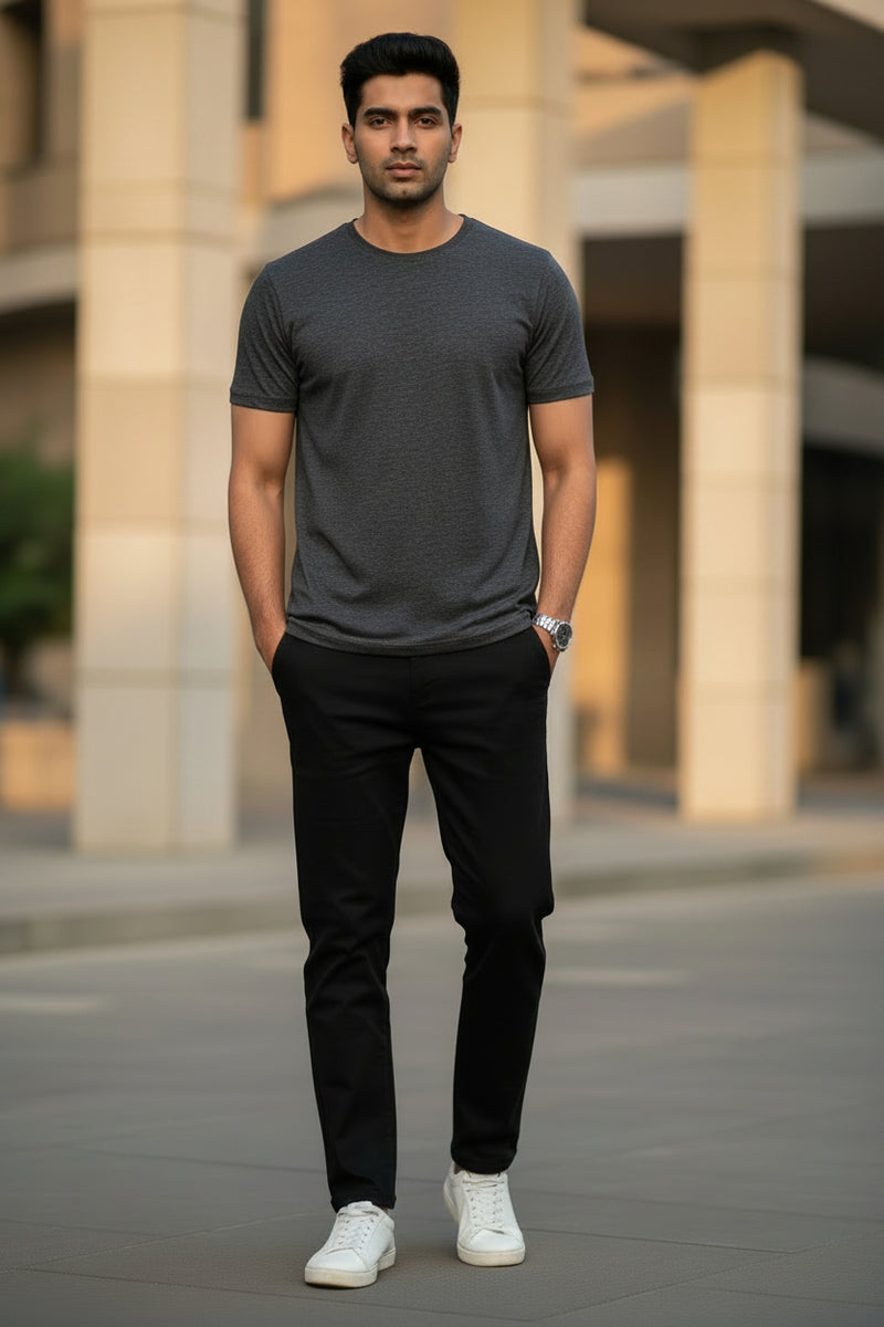 Plain Unisex Classic Crew T-Shirt | Everyday Essential | Byfila