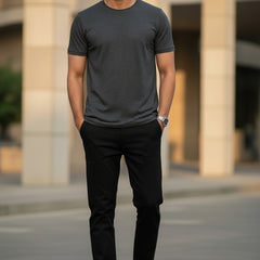 Plain Unisex Classic Crew T-Shirt | Everyday Essential | Byfila